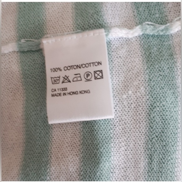 Essentials Antwerp Floral & Striped Tank Top - Blue and Cream - Picture 5 of 5